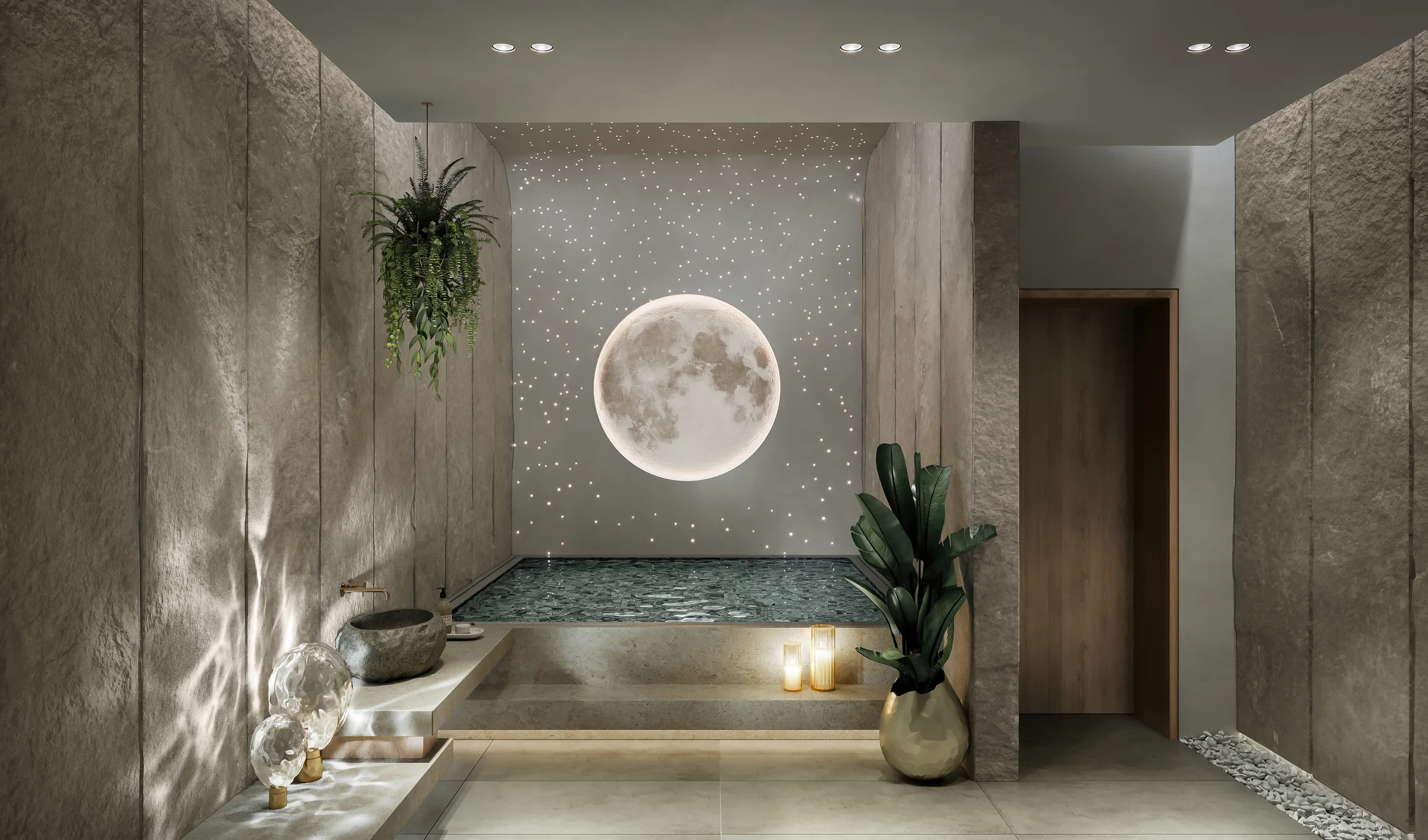 A wellness floor across levels 19 and 20