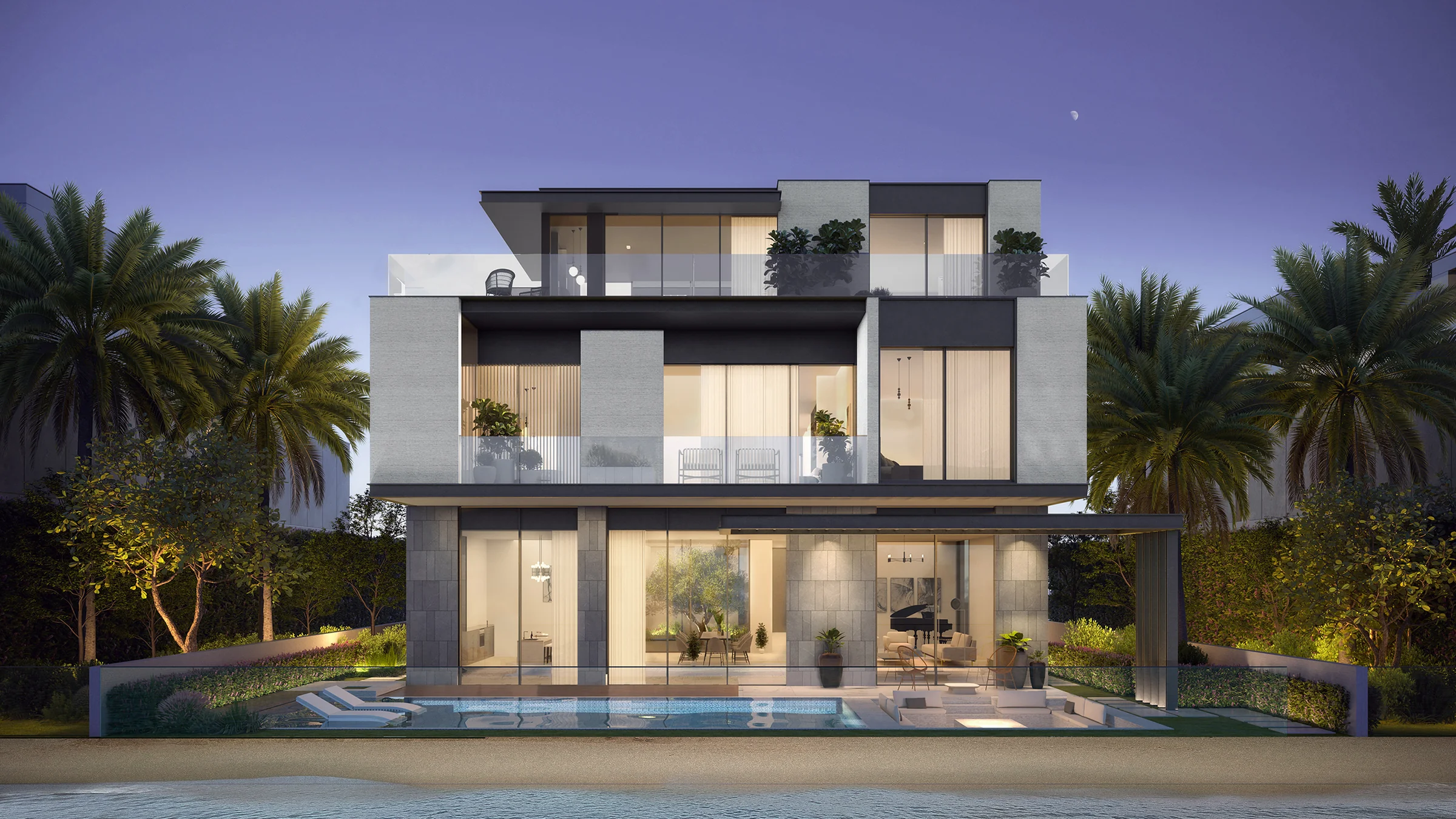 Seven villa designs, four to six bedrooms