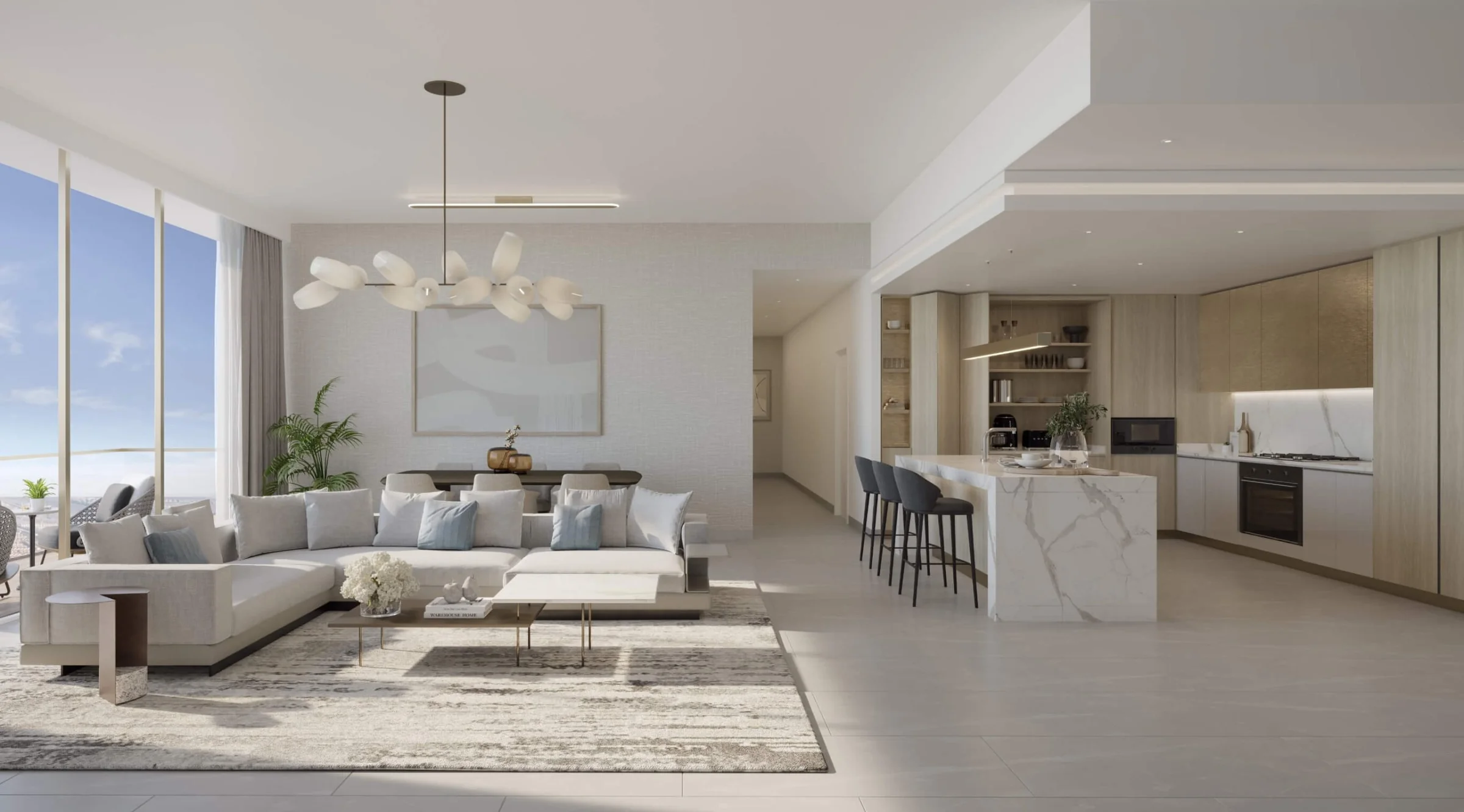 Studios to three bedrooms