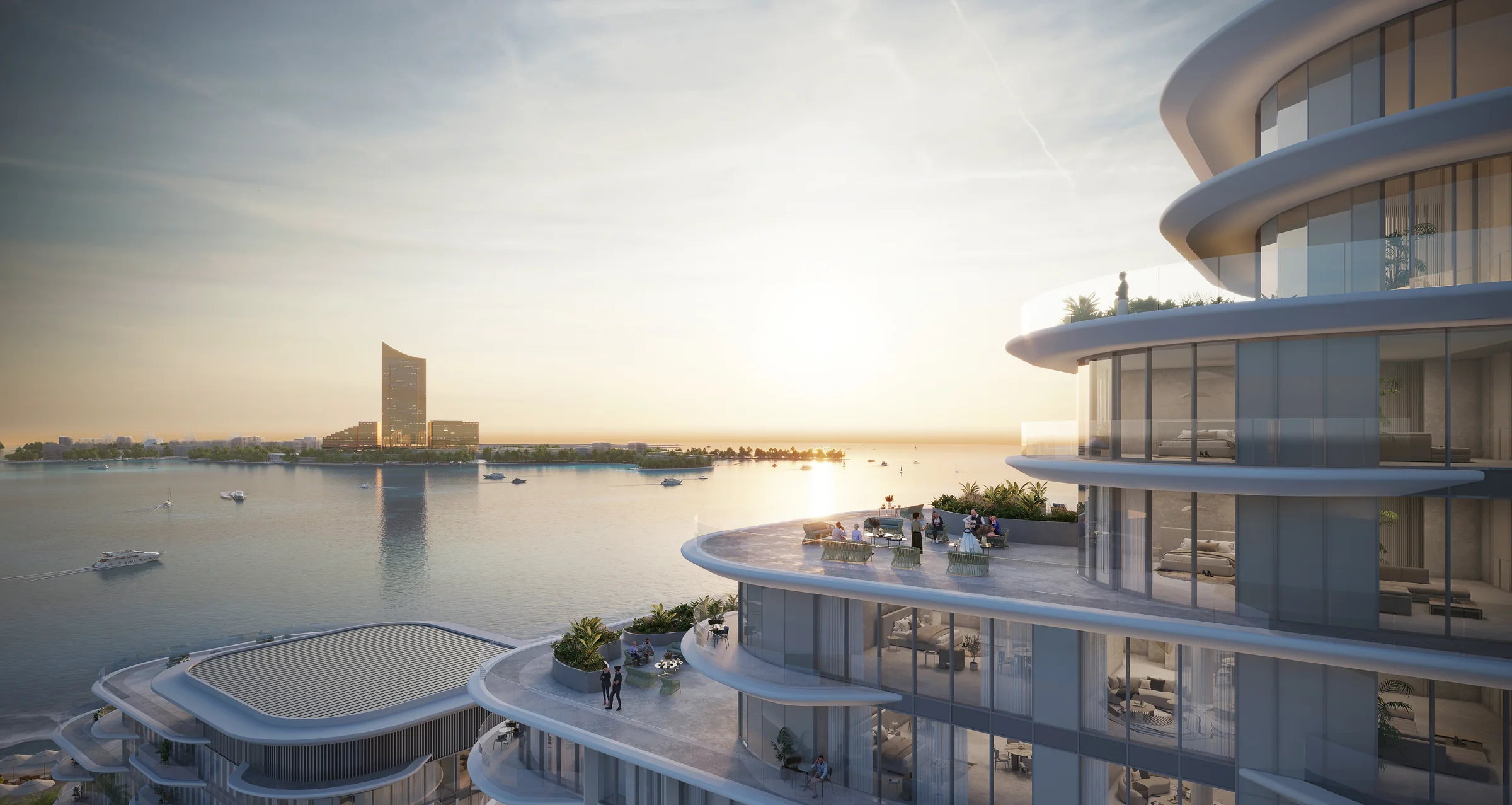 A vantage point over the water
