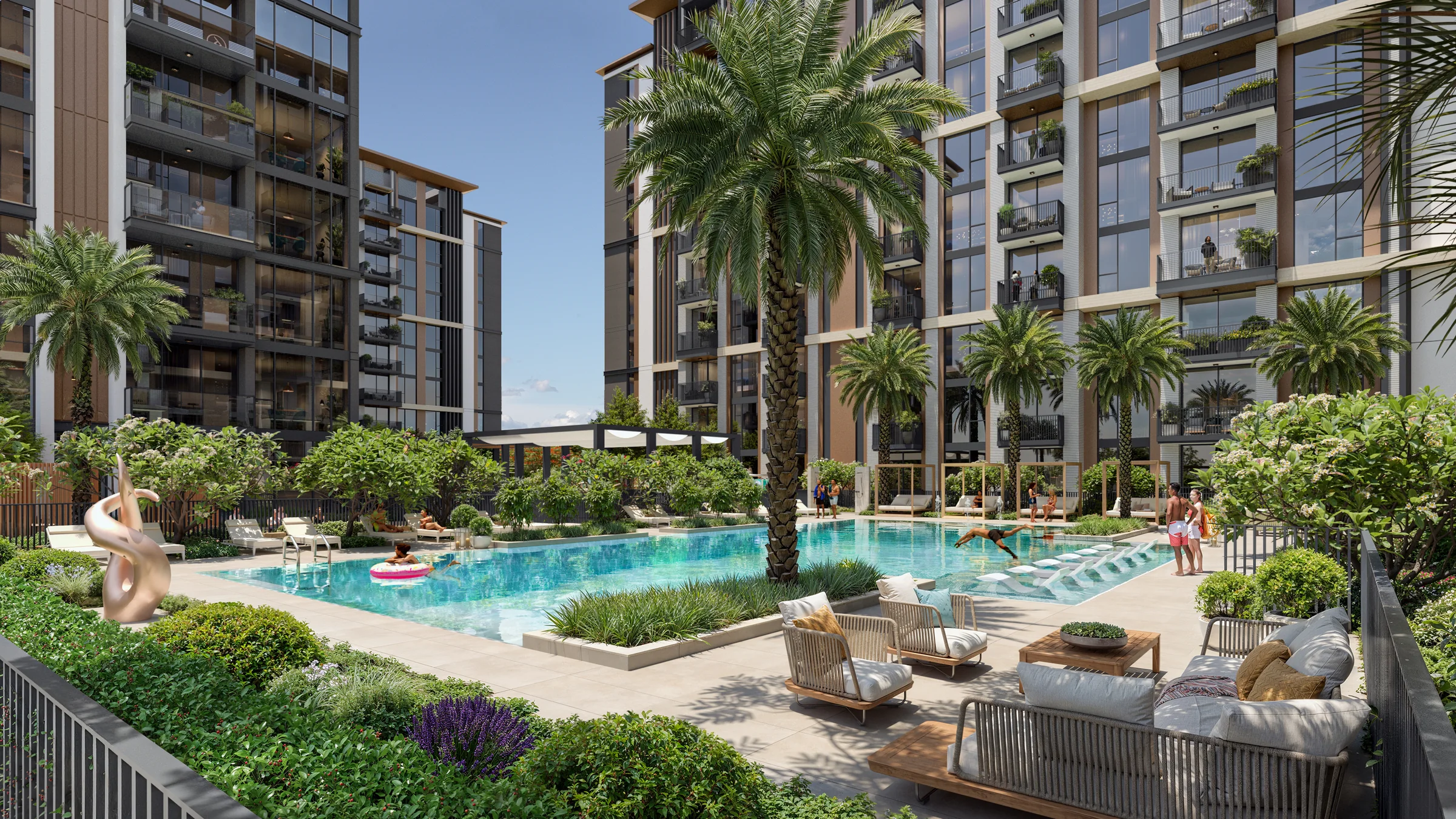 Pool at the heart of Windsor House II