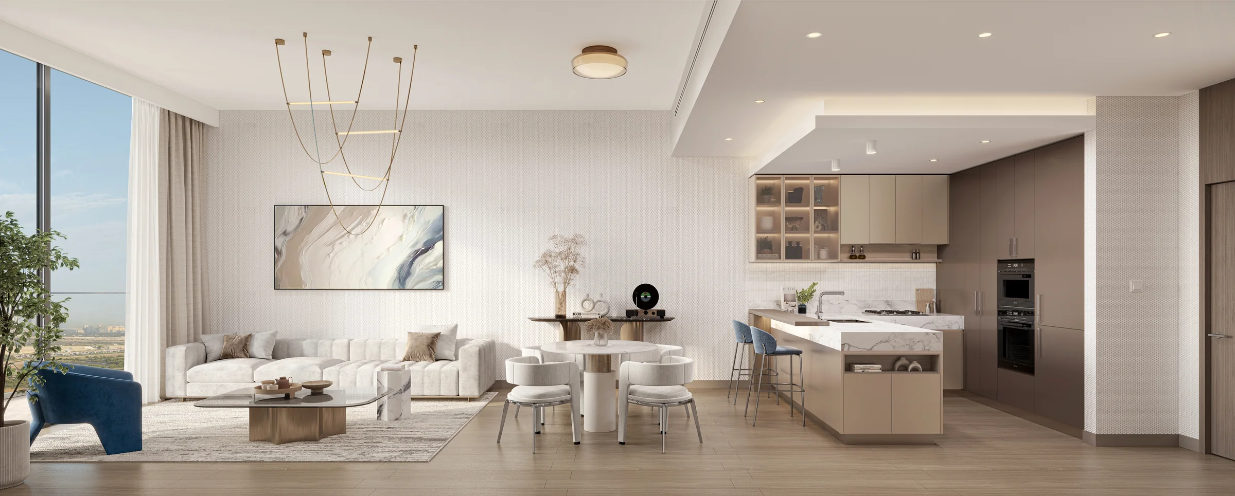 Studios to three bedrooms