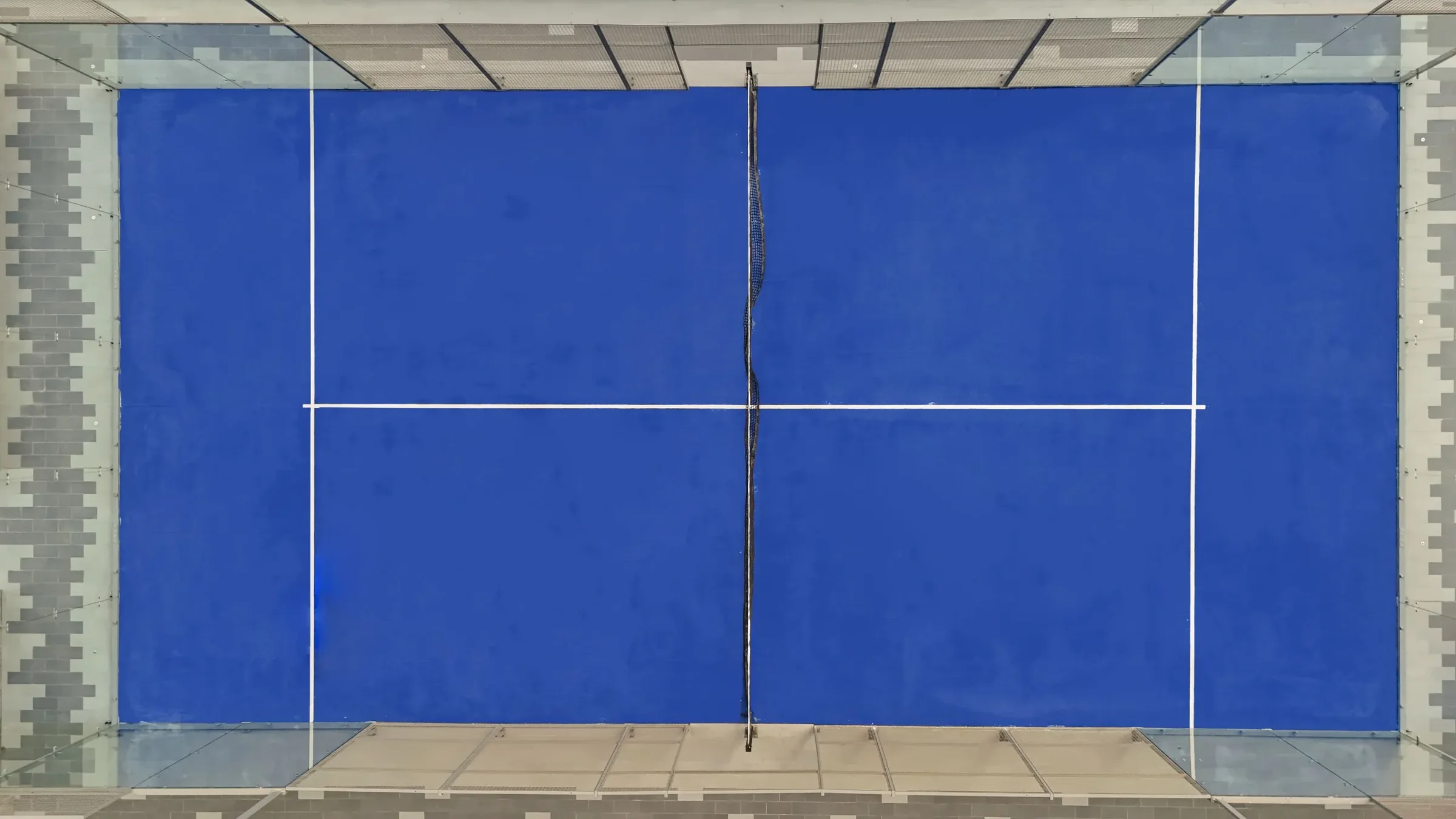 Dedicated padel court