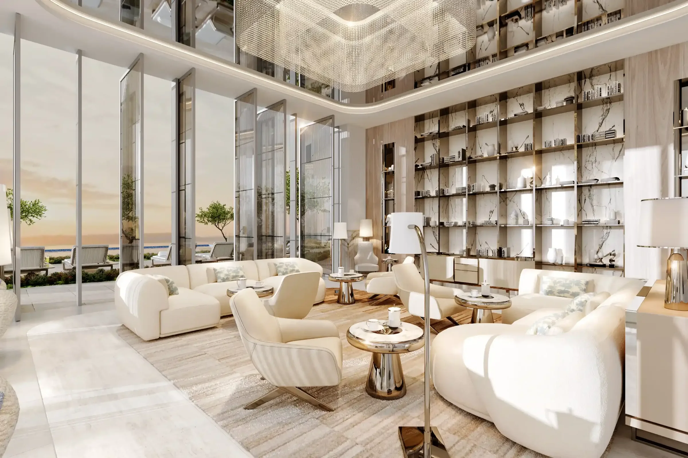 A residents' lounge
