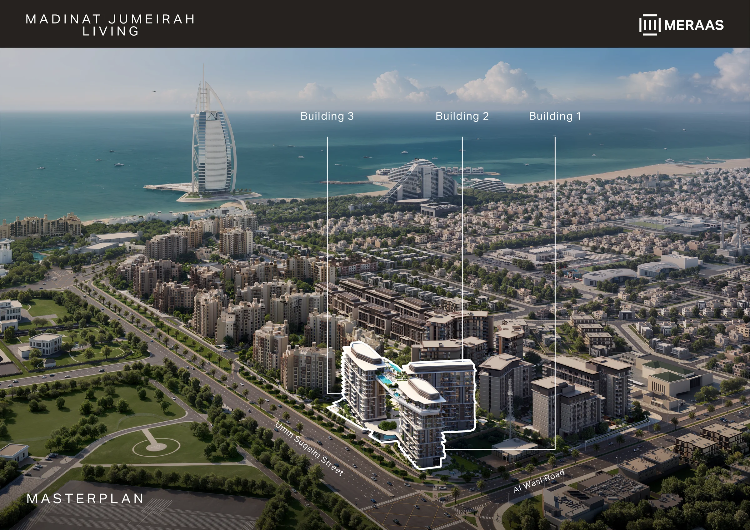 In Madinat Jumeirah Living, two minutes from Sheikh Zayed Road