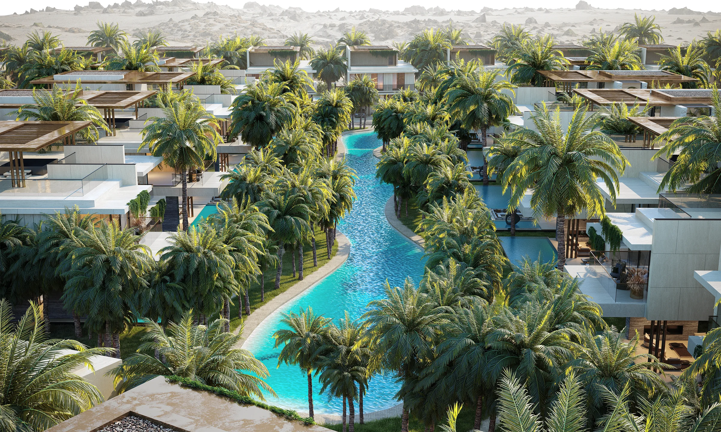 Homes on a private lagoon