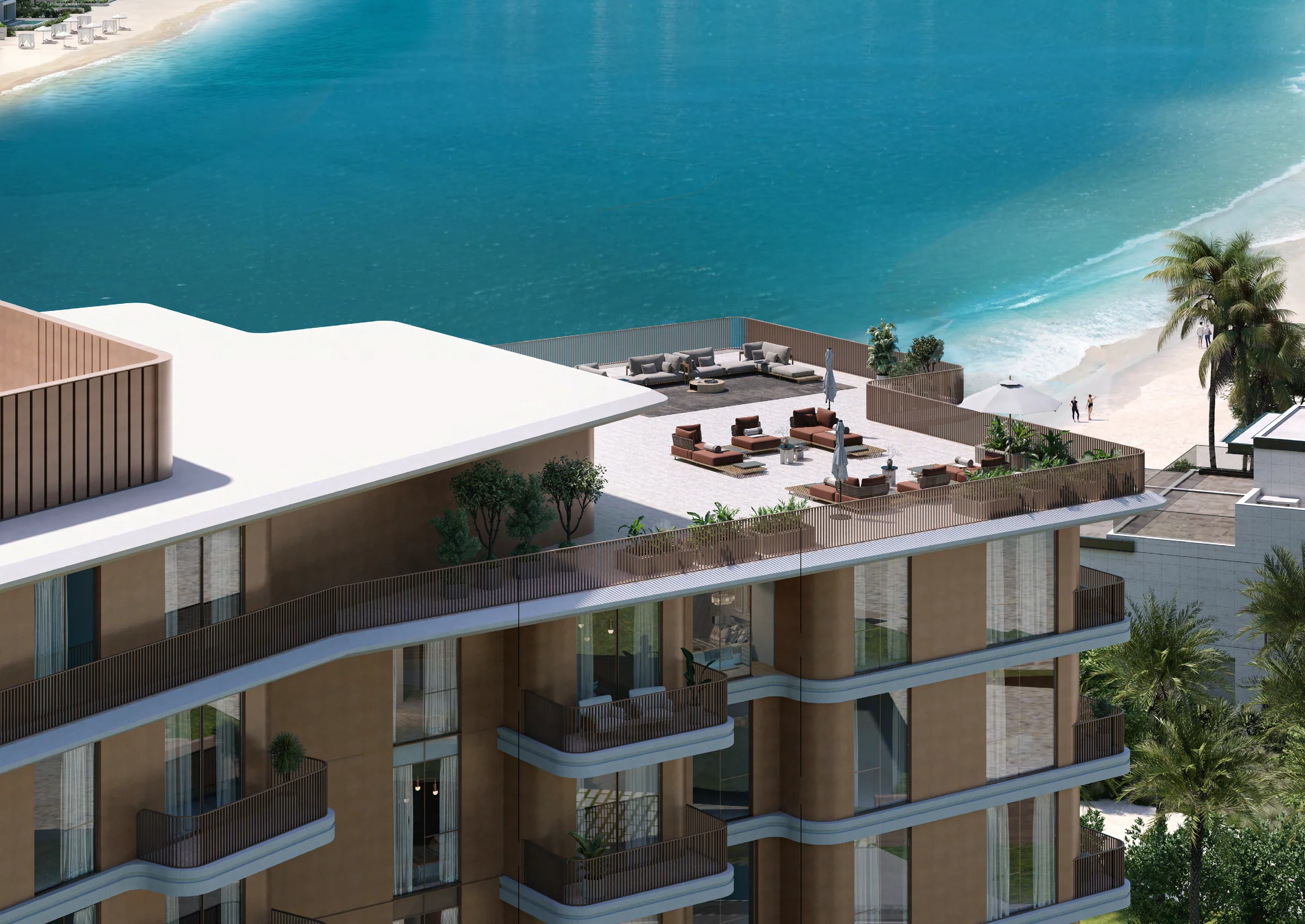 Stepped architecture with expansive terraces