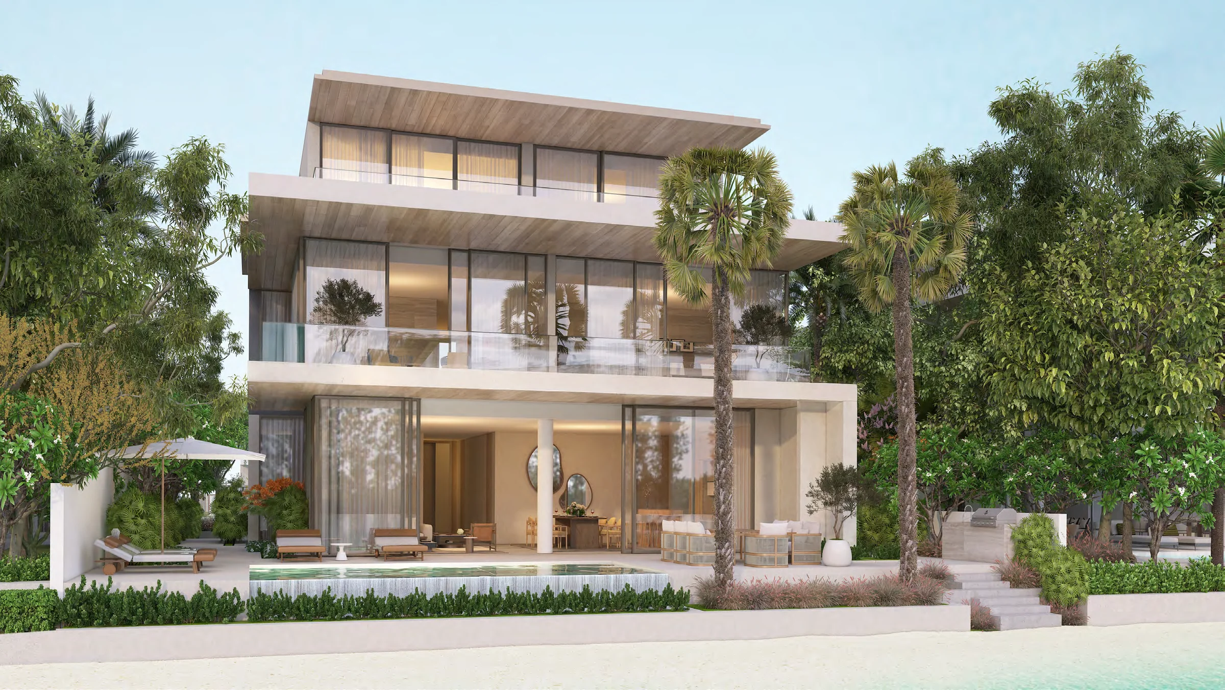 A roof lounge and terrace in every design