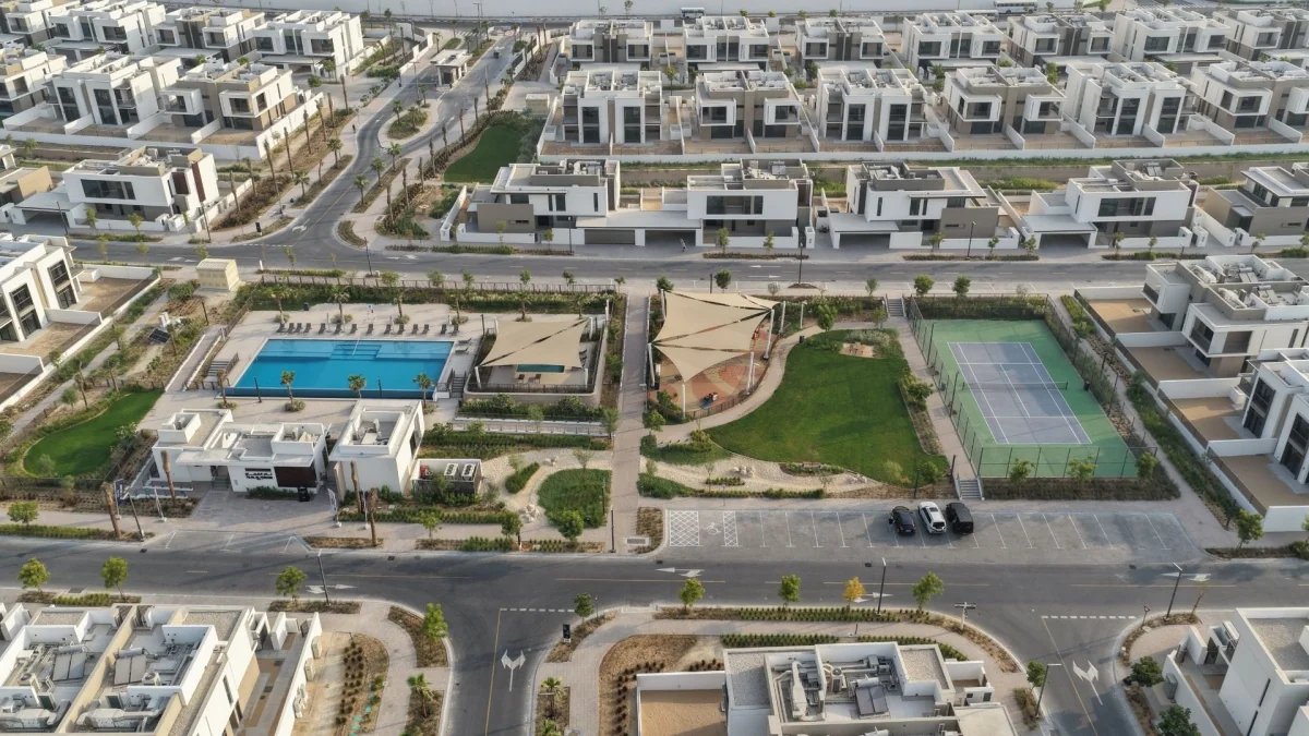 Pools, courts and shaded play areas