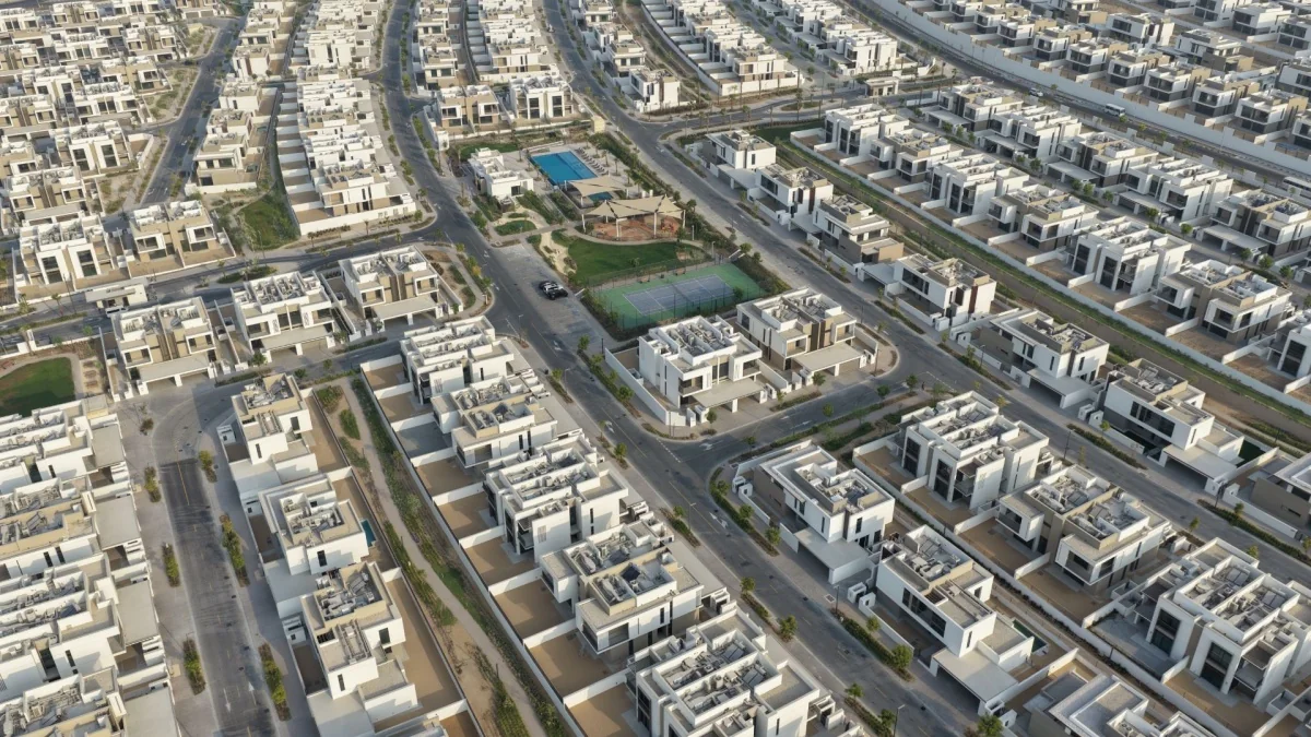 Two gated neighbourhoods in Al Furjan