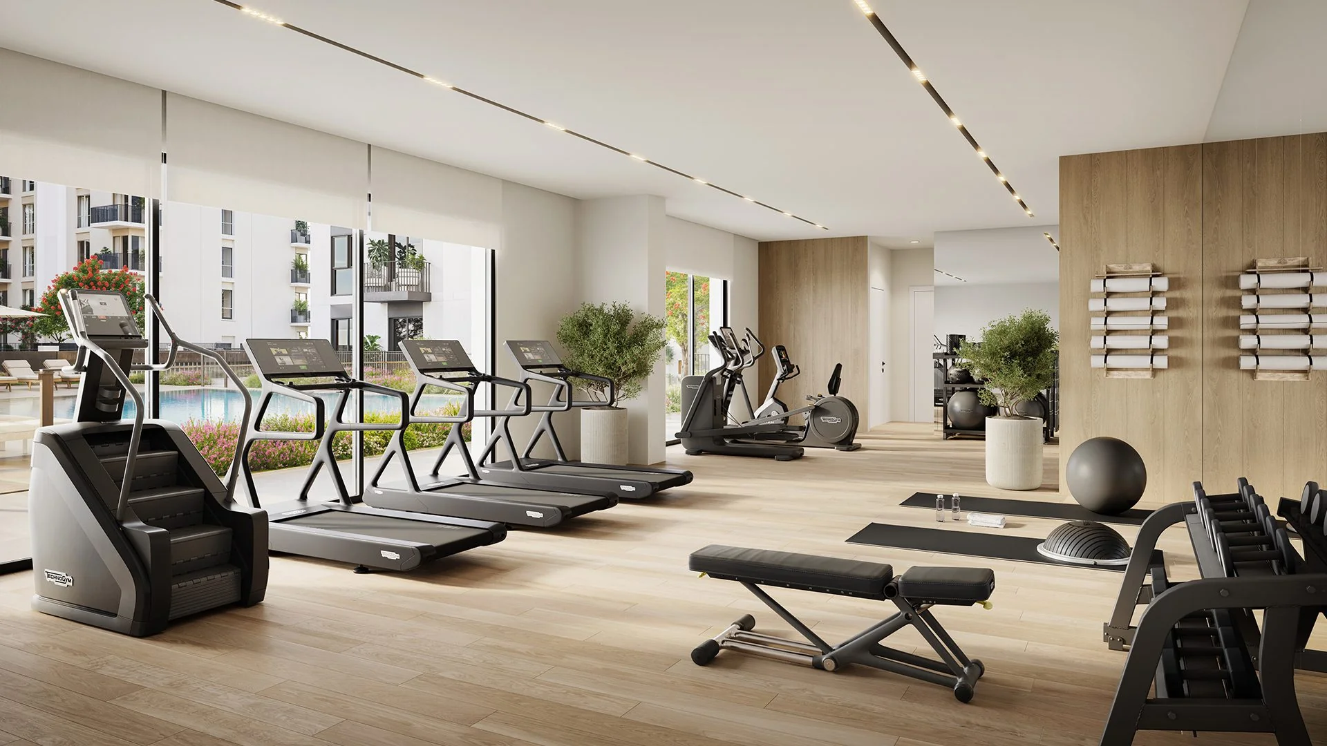 A gym among the planned amenities