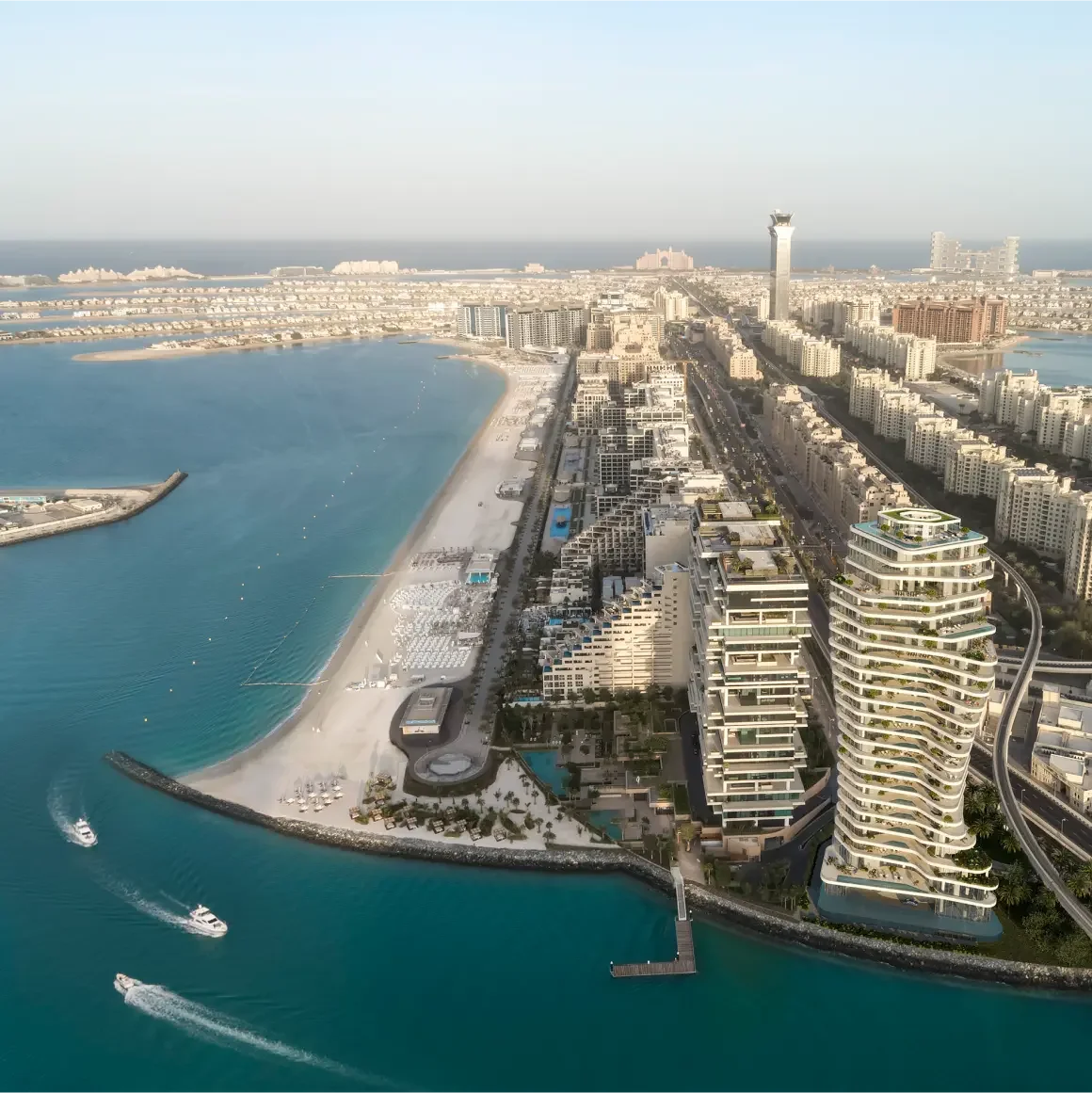 Direct access to One at Palm Jumeirah