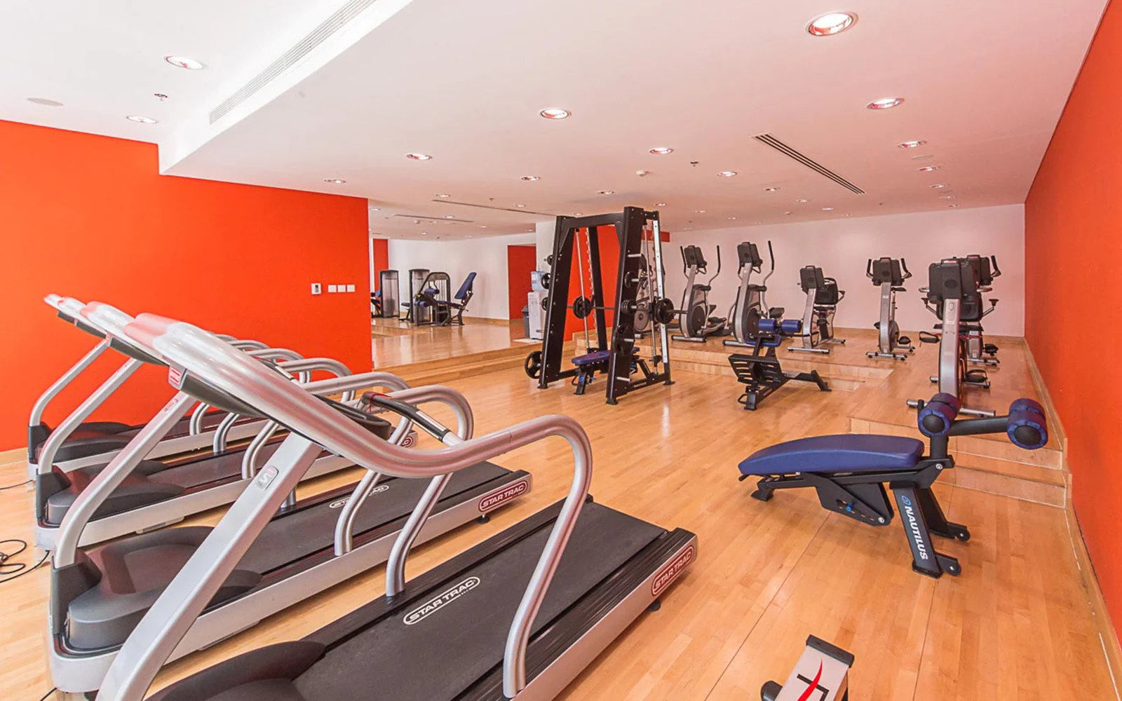 A fully-equipped gym