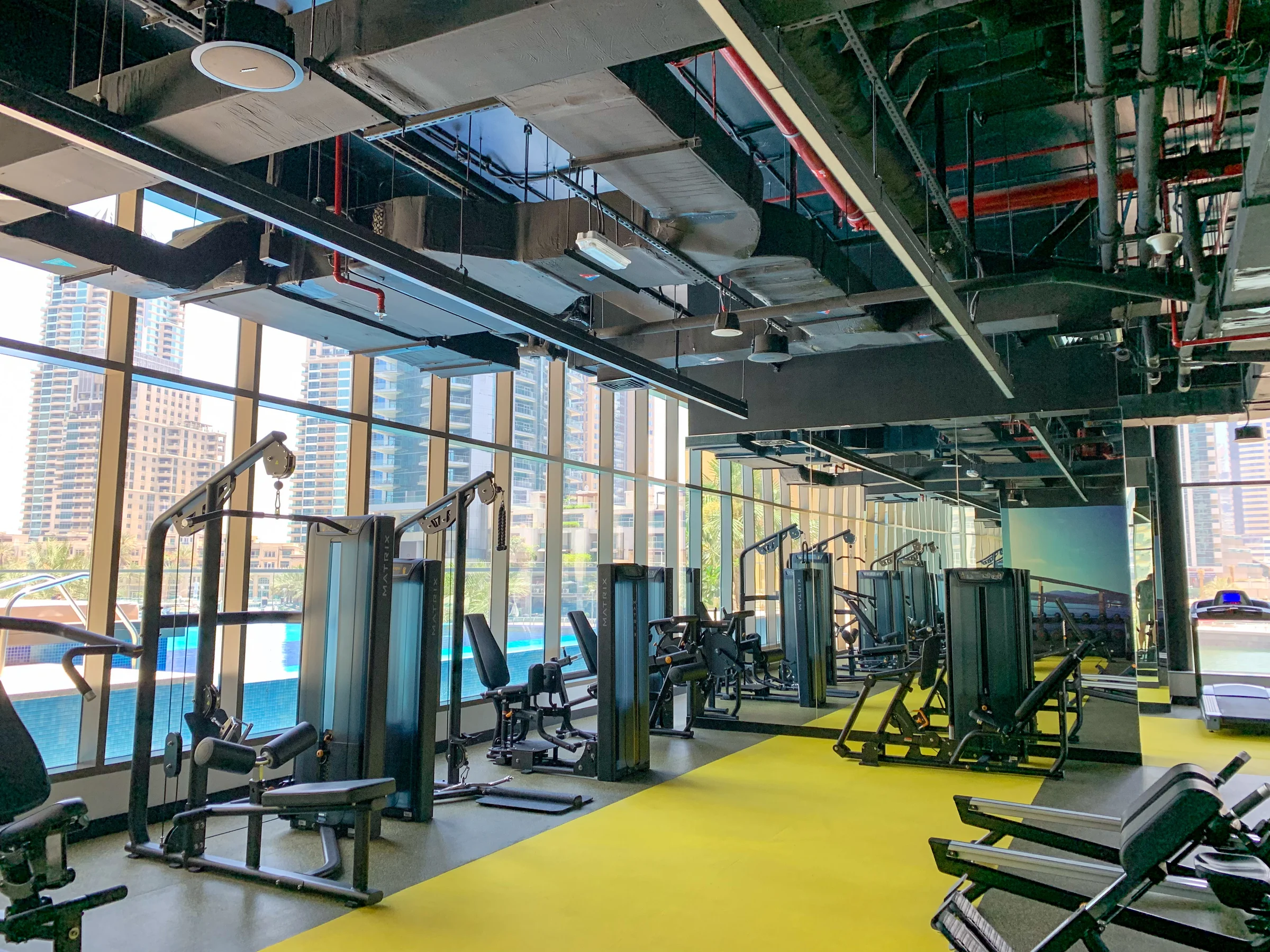 Pools and a state-of-the-art gym