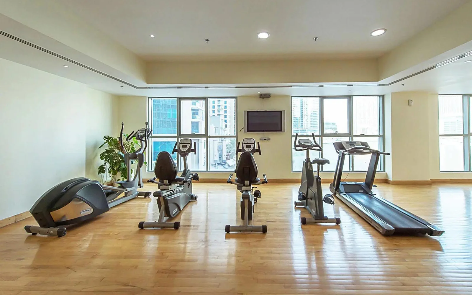 A fully equipped gym