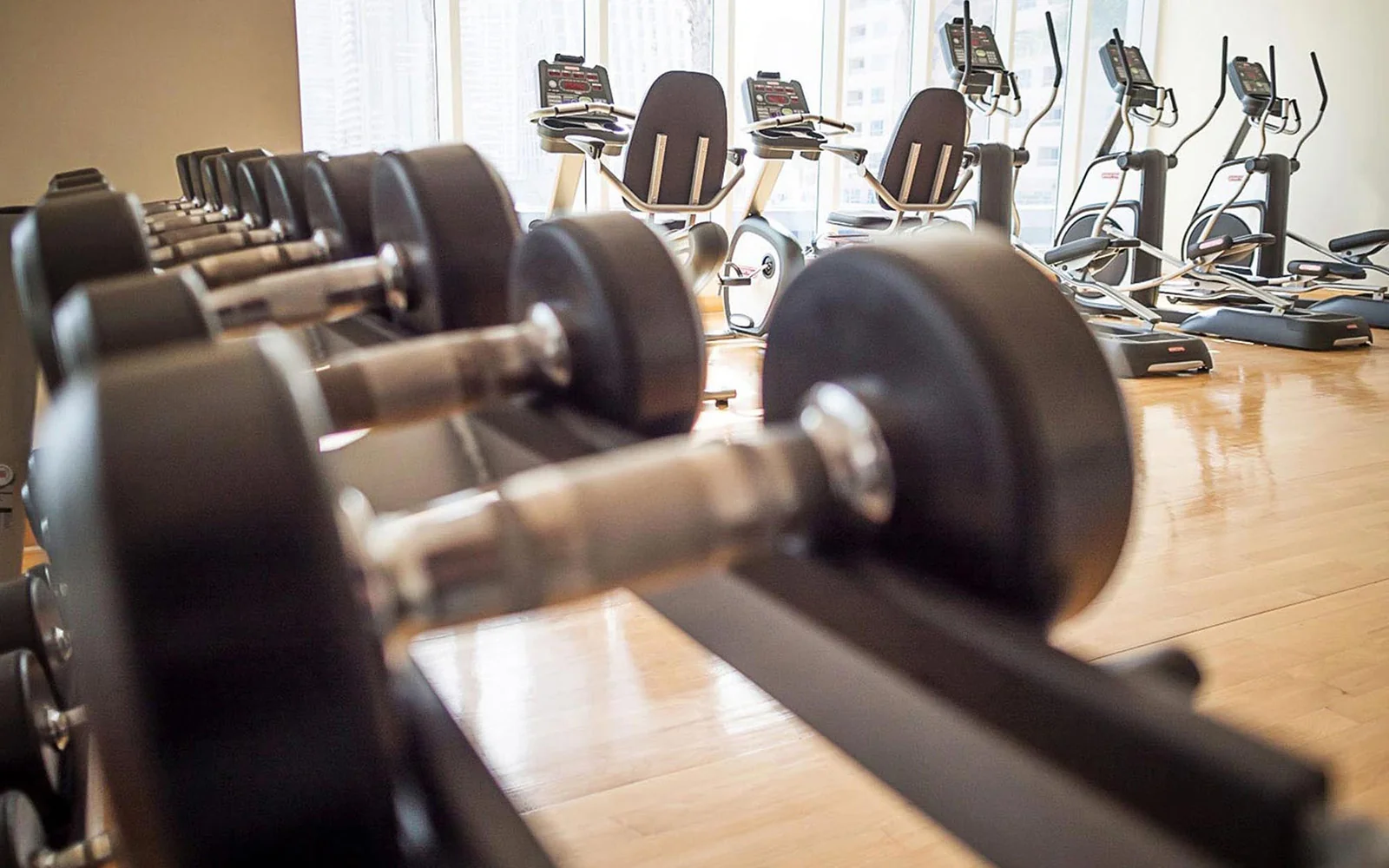 A fully equipped gym