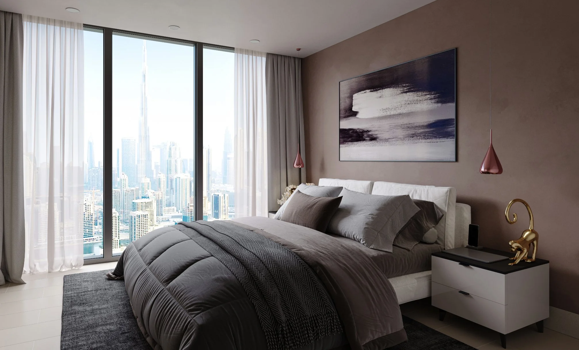 Full-height windows