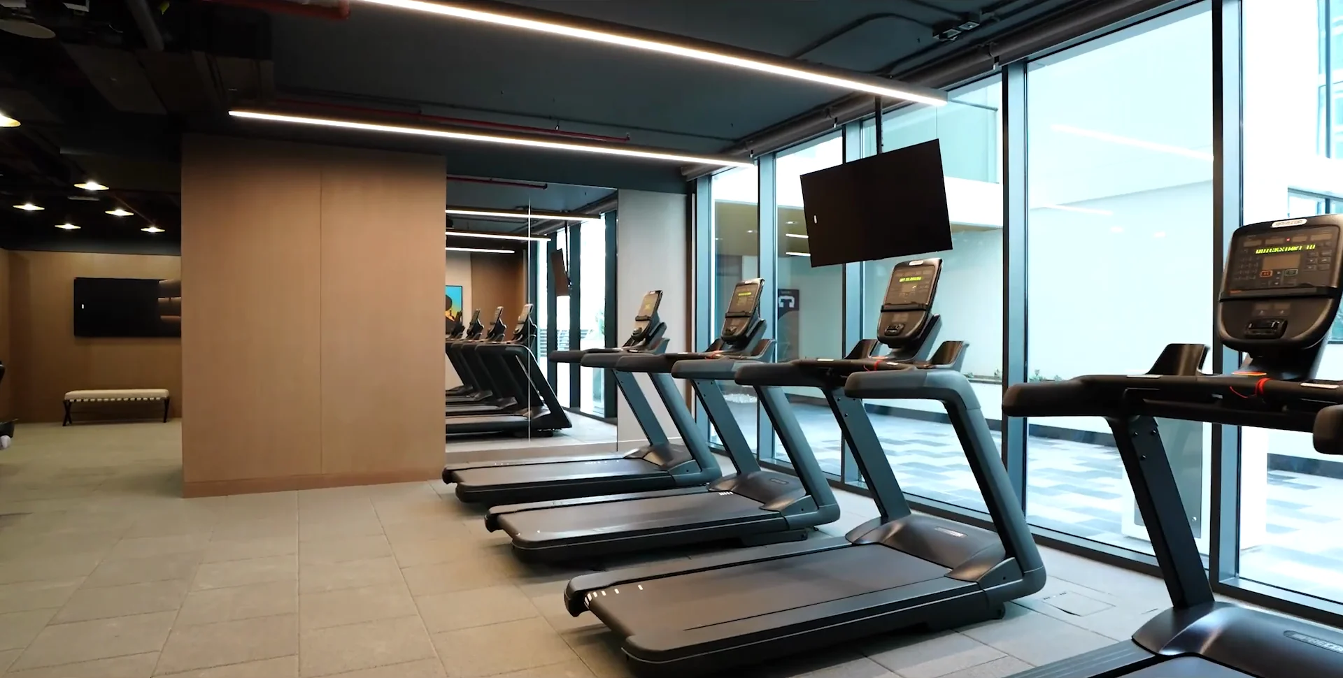 Gym, pools and play area for residents