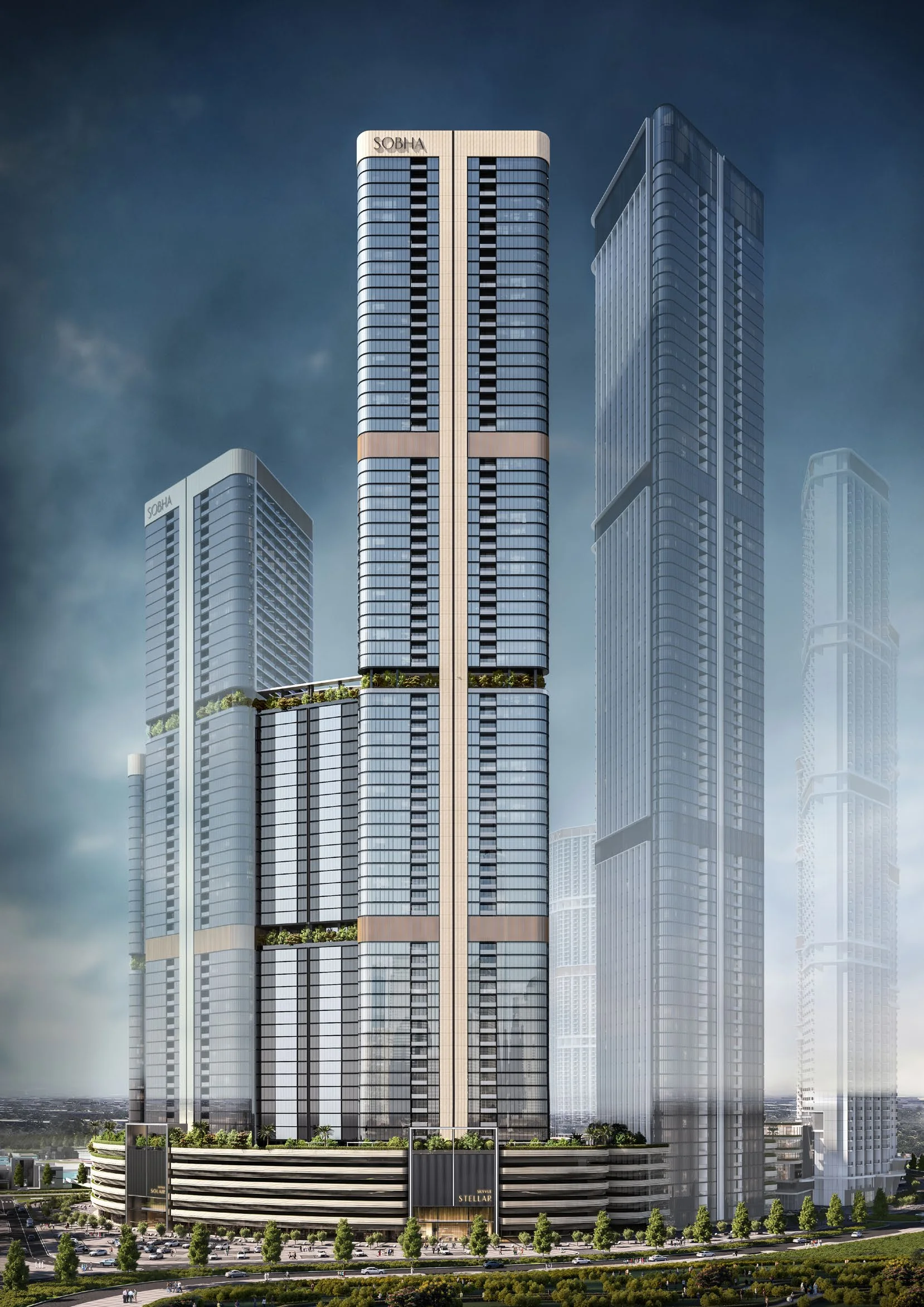 The tallest tower in the Skyvue collection