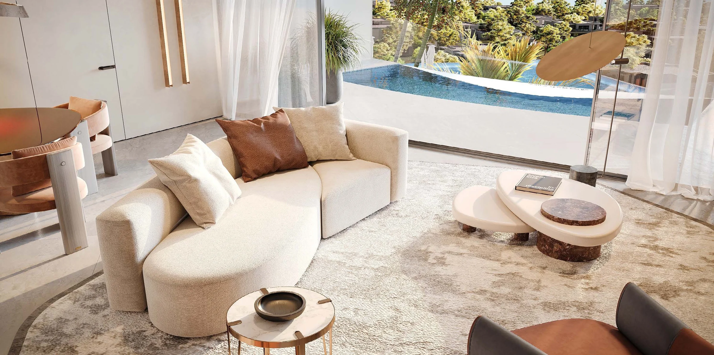 Pools in selected apartments